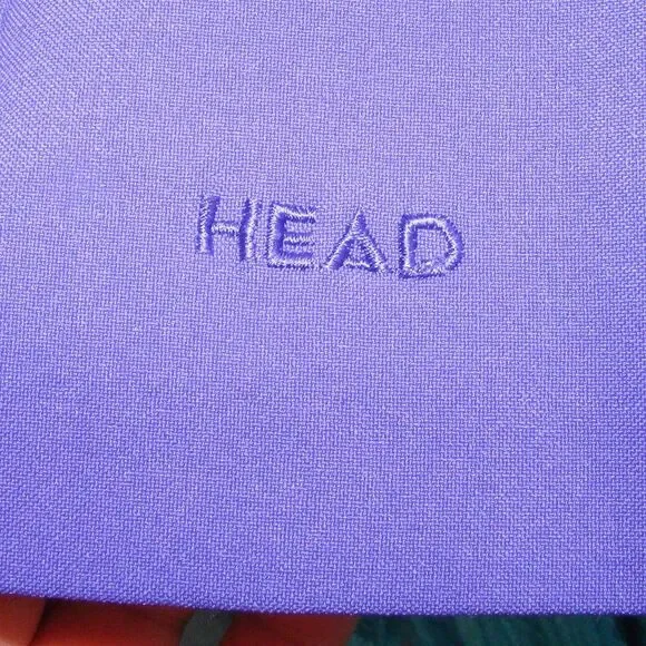 Vintage HEAD Tennis Skirt, 34", Purple, Pleated, Back Zip, Athletic wear - Picture 4 of 13